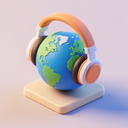 icon_geography_headphones_3d_isometric icon preview