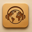 icon_geography_headphones_embossed icon preview