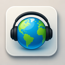 icon_geography_headphones_glassy icon preview