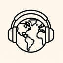 icon_geography_headphones_line_art icon preview