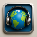 icon_geography_headphones_metallic icon preview