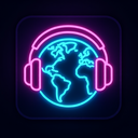 icon_geography_headphones_neon icon preview