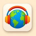 icon_geography_headphones_vibrant_colors icon preview