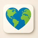 icon_geography_heart_abstract icon preview
