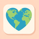 icon_geography_heart_flat_pastel icon preview