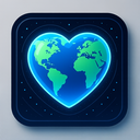 icon_geography_heart_futuristic icon preview