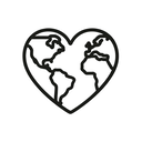 icon_geography_heart_minimal_outline icon preview
