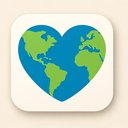 icon_geography_heart_rounded icon preview
