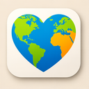 icon_geography_heart_vibrant_colors icon preview