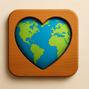 icon_geography_heart_wooden icon preview