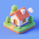 icon_geography_house_3d_isometric icon preview