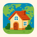 icon_geography_house_cartoon icon preview