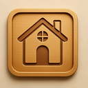 icon_geography_house_embossed icon preview
