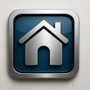 icon_geography_house_metallic icon preview