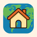 icon_geography_house_rounded icon preview