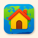 icon_geography_house_vibrant_colors icon preview