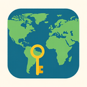 icon_geography_key_flat_design icon preview