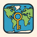 icon_geography_key_thin icon preview