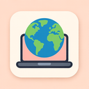 icon_geography_laptop_flat_pastel icon preview