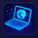 icon_geography_laptop_futuristic icon preview