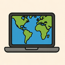 icon_geography_laptop_iconic icon preview