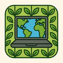 icon_geography_laptop_organic_pattern icon preview