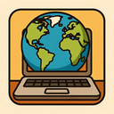 icon_geography_laptop_retro icon preview