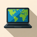 icon_geography_laptop_shadow_effect icon preview