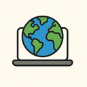 icon_geography_laptop_simplified icon preview