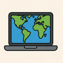 icon_geography_laptop_symmetrical icon preview