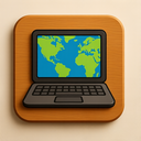icon_geography_laptop_wooden icon preview
