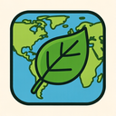 icon_geography_leaf_cartoon icon preview