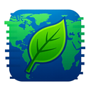 icon_geography_leaf_digital_glitch icon preview