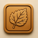 icon_geography_leaf_embossed icon preview