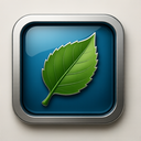icon_geography_leaf_metallic icon preview