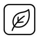 icon_geography_leaf_monochrome icon preview