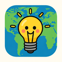 icon_geography_light_bulb_cartoon icon preview
