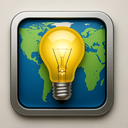 icon_geography_light_bulb_metallic icon preview