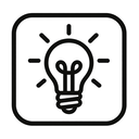 icon_geography_light_bulb_monochrome icon preview