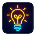 icon_geography_light_bulb_neon icon preview