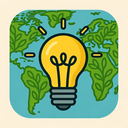 icon_geography_light_bulb_organic_pattern icon preview