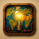 icon_geography_light_bulb_steampunk icon preview