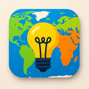 icon_geography_light_bulb_vibrant_colors icon preview