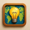 icon_geography_light_bulb_wooden icon preview