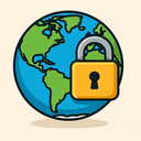 icon_geography_lock_cartoon icon preview