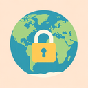 icon_geography_lock_flat_pastel icon preview