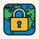 icon_geography_lock_geometric icon preview