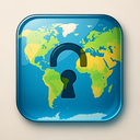 icon_geography_lock_glassy icon preview