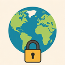 icon_geography_lock_minimalist icon preview