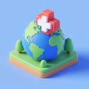 icon_geography_medical_cross_3d_isometric icon preview
